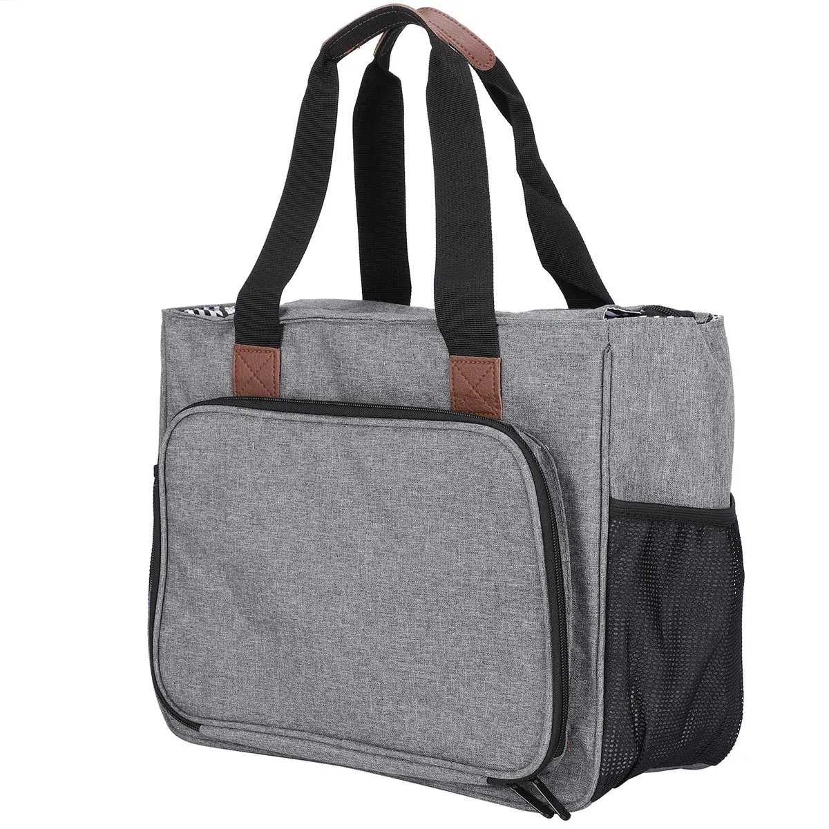 Storage Bag Compatible with Knitting Tools Gray