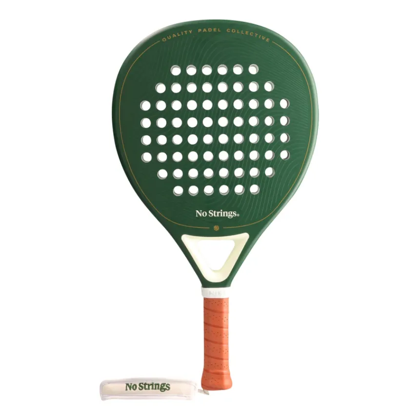 No Strings Clubhouse Classic II Carbon Padel Racket - Heritage Green