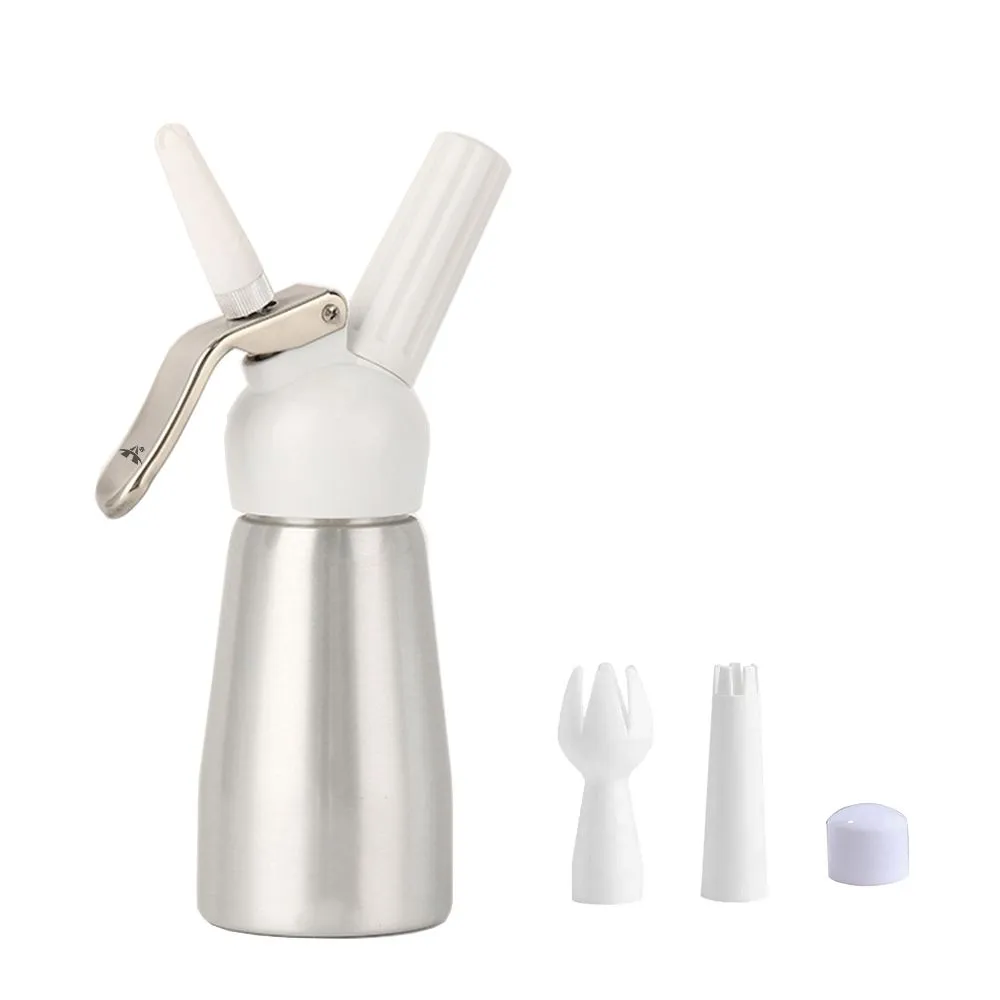 ALANES 250ml Whipper Foam Maker Whipped Dessert Cream Butter Dispenser