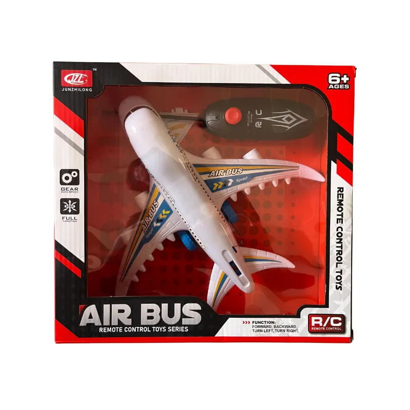 Remote Control Airplane - 27MHz RC Air Bus Toy - White
