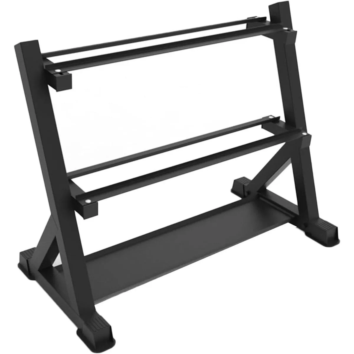 Adjustable 3-Tier Dumbbell Rack Stand Can Store Dumbbells and Kettlebells