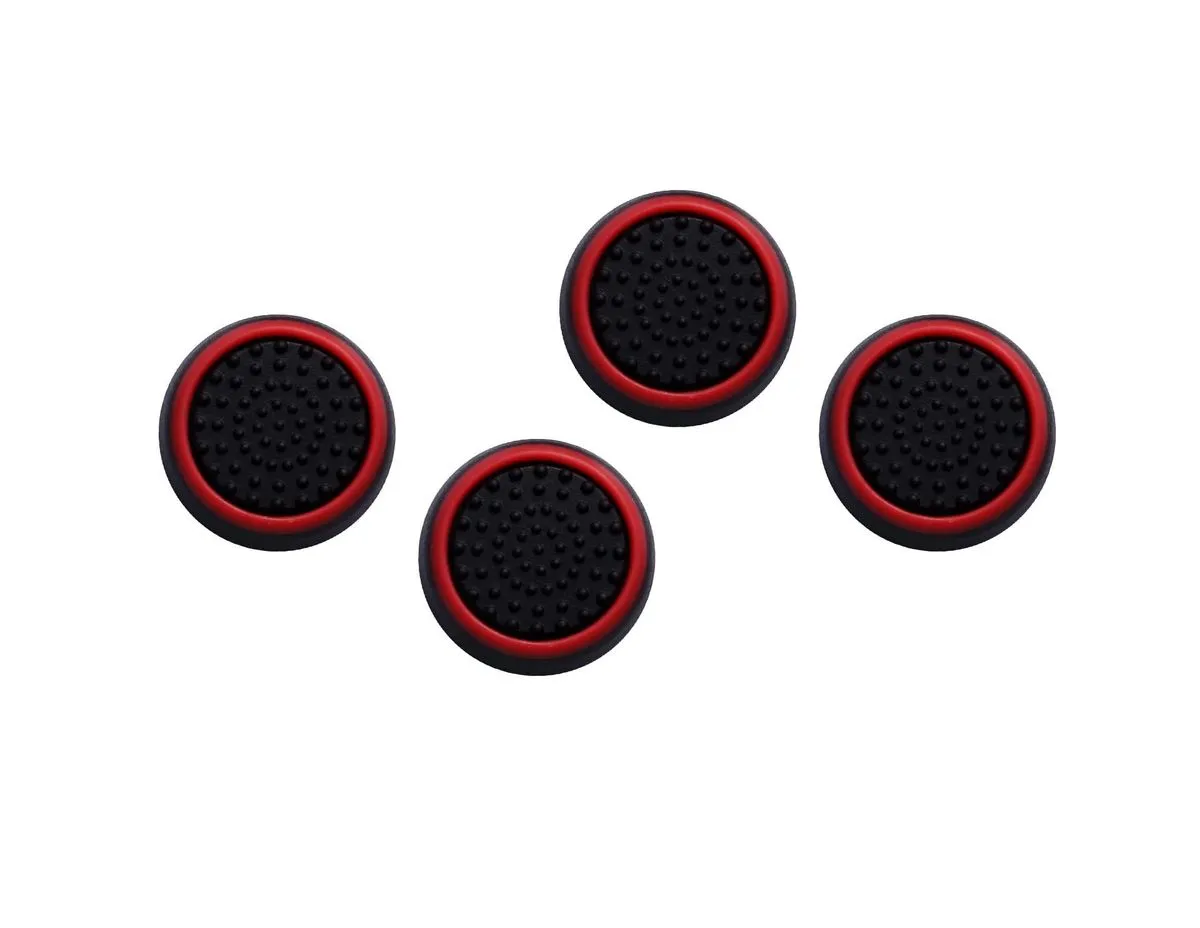 4 Pcs Wireless Controllers Silicone Analog Thumb Grip Stick Cover. PS4/Xbox