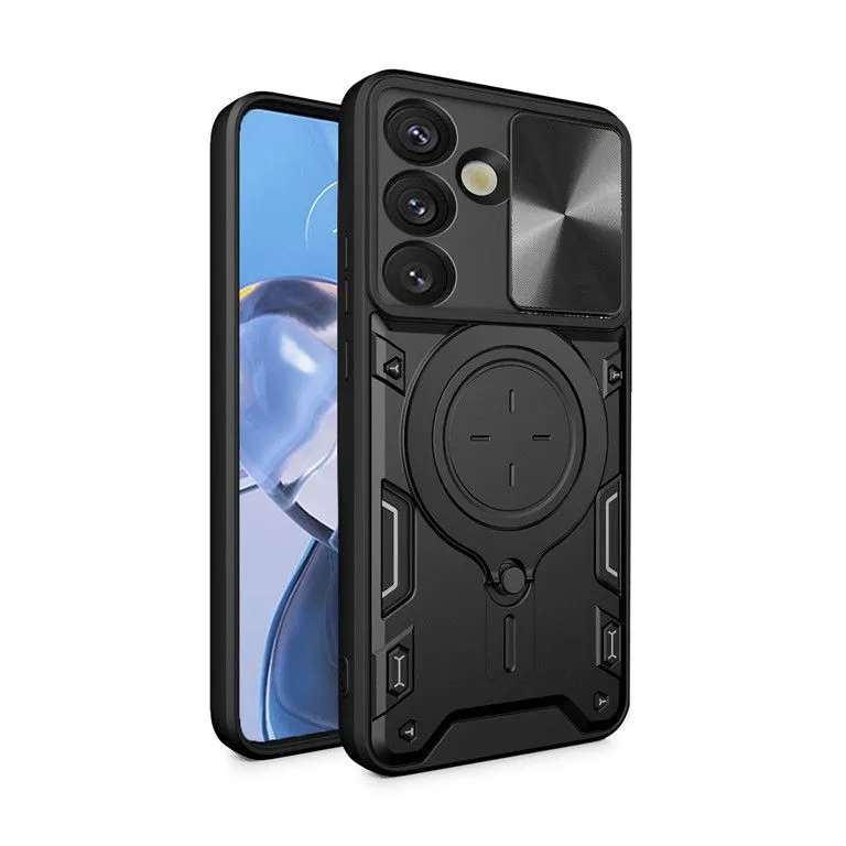 TC Sliding Magnetic Camera Protection Case Cover Compatible with Samsung S25 Plus