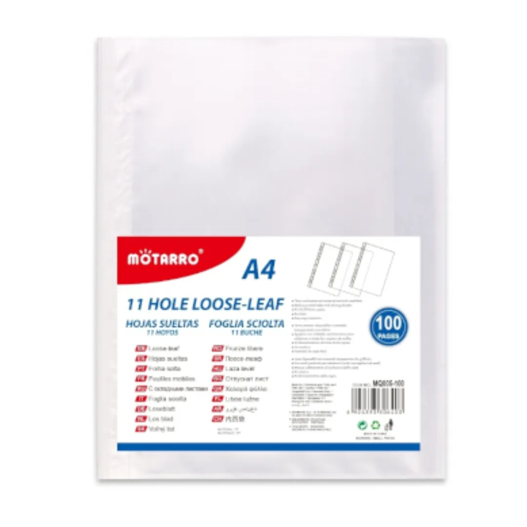 Motarro Loose Sleeves 100 Pages
