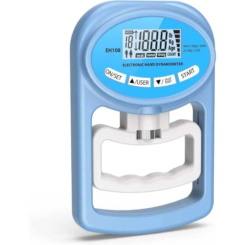 Hand Grip Strength Tester Trainer - Electronic Hand Dynamometer