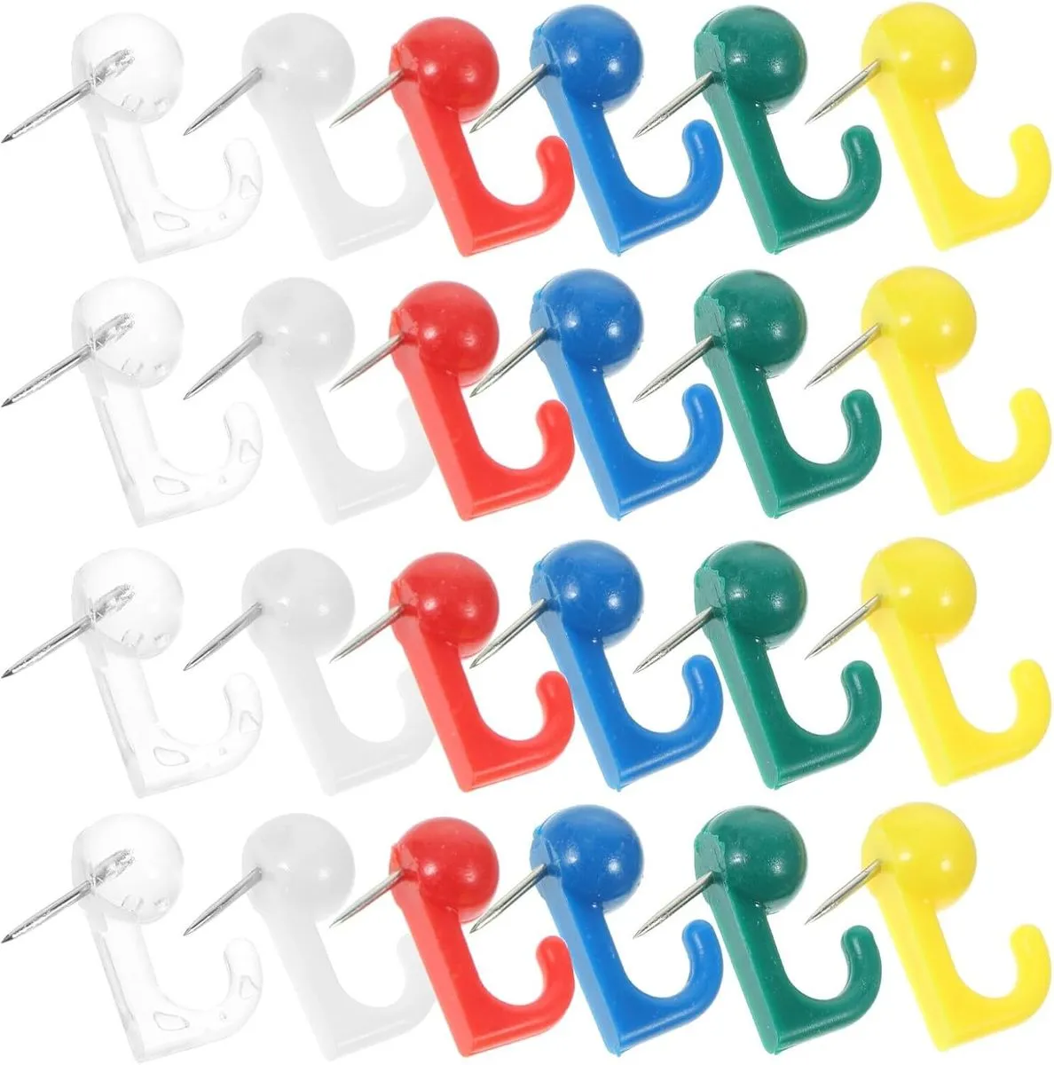 Colored Hanging Thumbtack Push Pins Multi-Function for Wall Bulletin Board