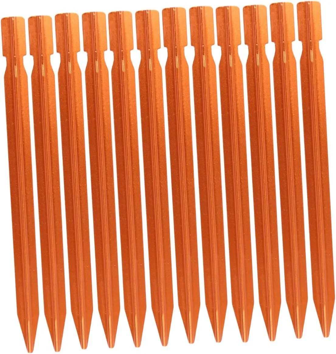12pcs Heavy Duty Aluminum Alloy Tent Stakes for Camping Outdoor Awning