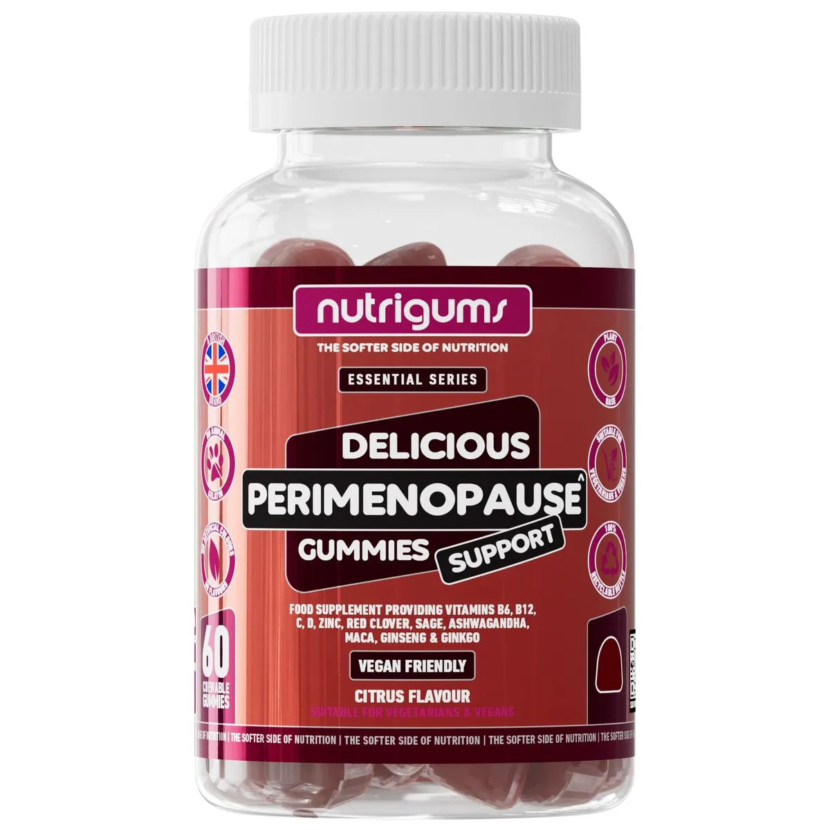 Perimenopause Support Nutritional Balance for Women Gummy - Vegan, Vitamins