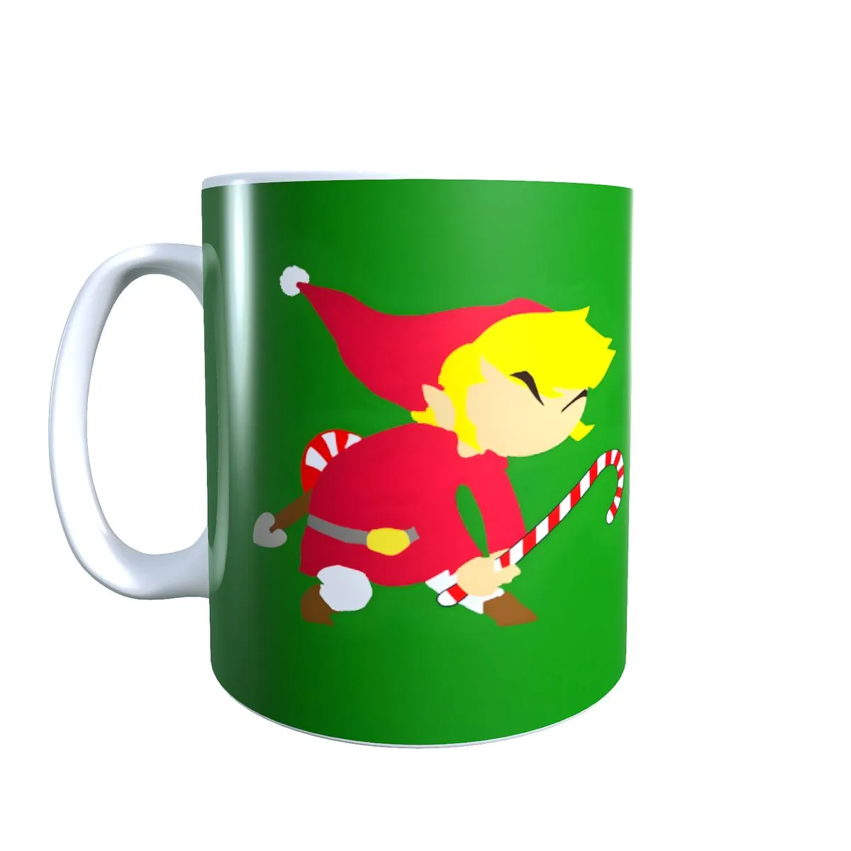 Santa Link Minimal - Legend of Zelda Christmas Coffee Mug