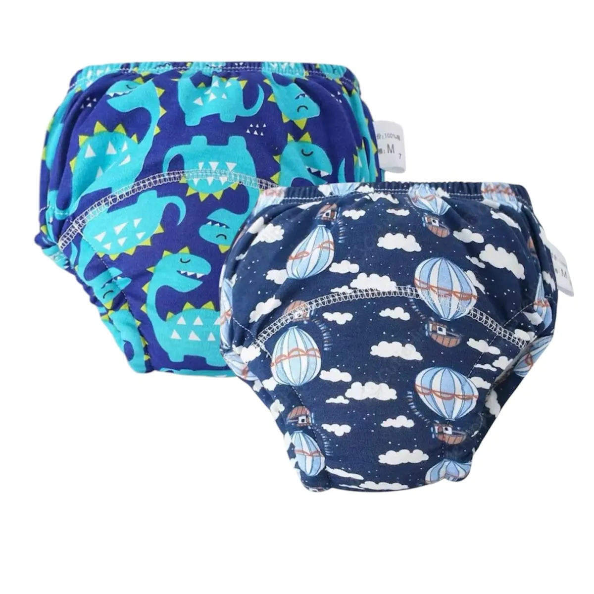 Toddler Training Pants 2 pack Dinosaur hot air balloon