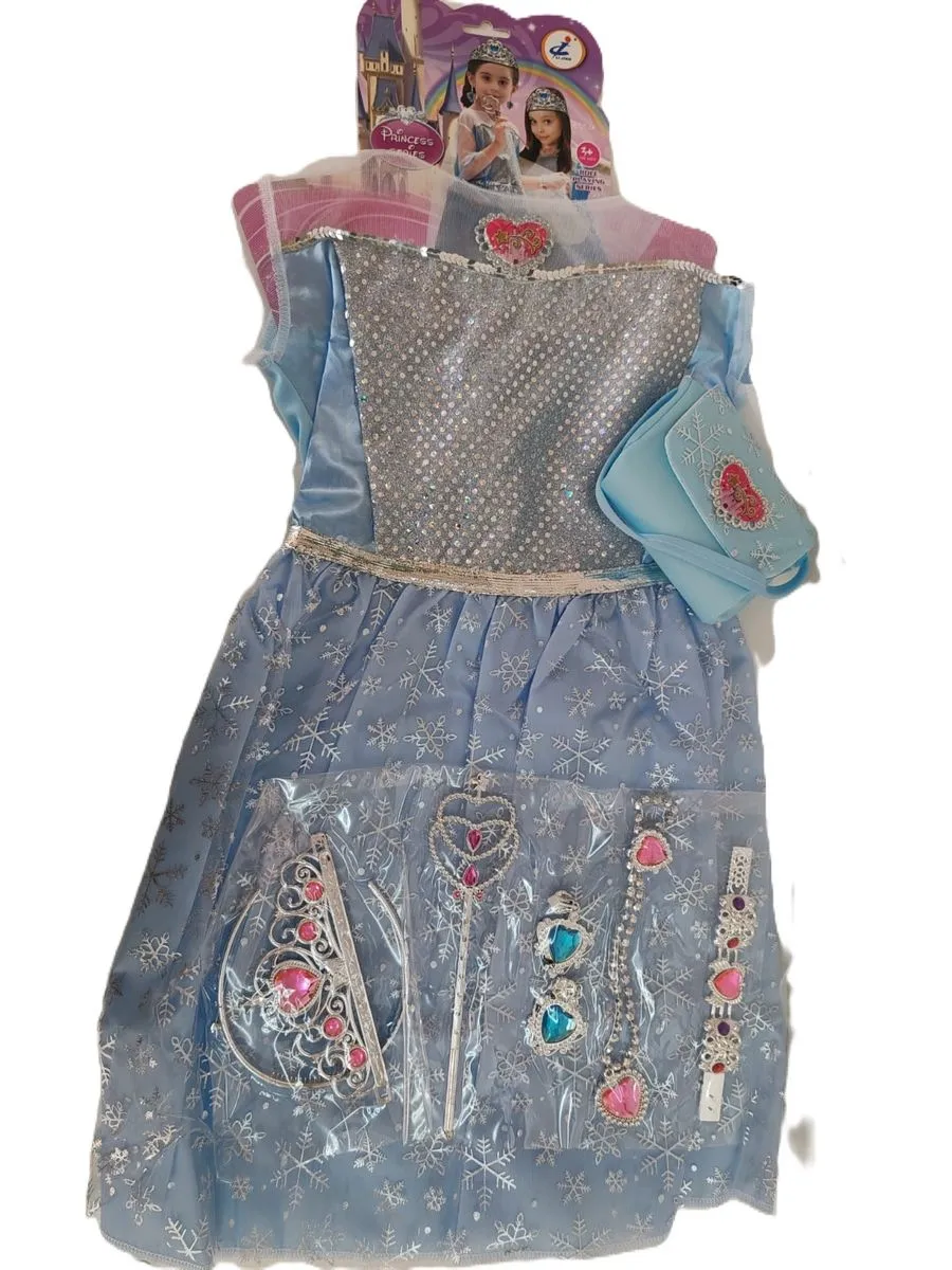 Blue Princess Dress Up Playset