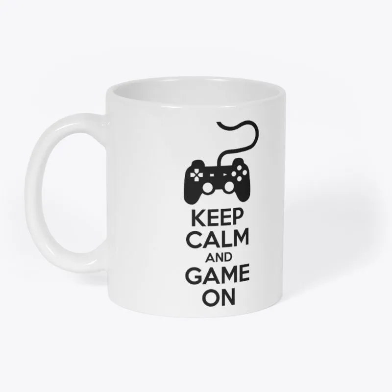 Keep Calm and Game on Coffee Mug