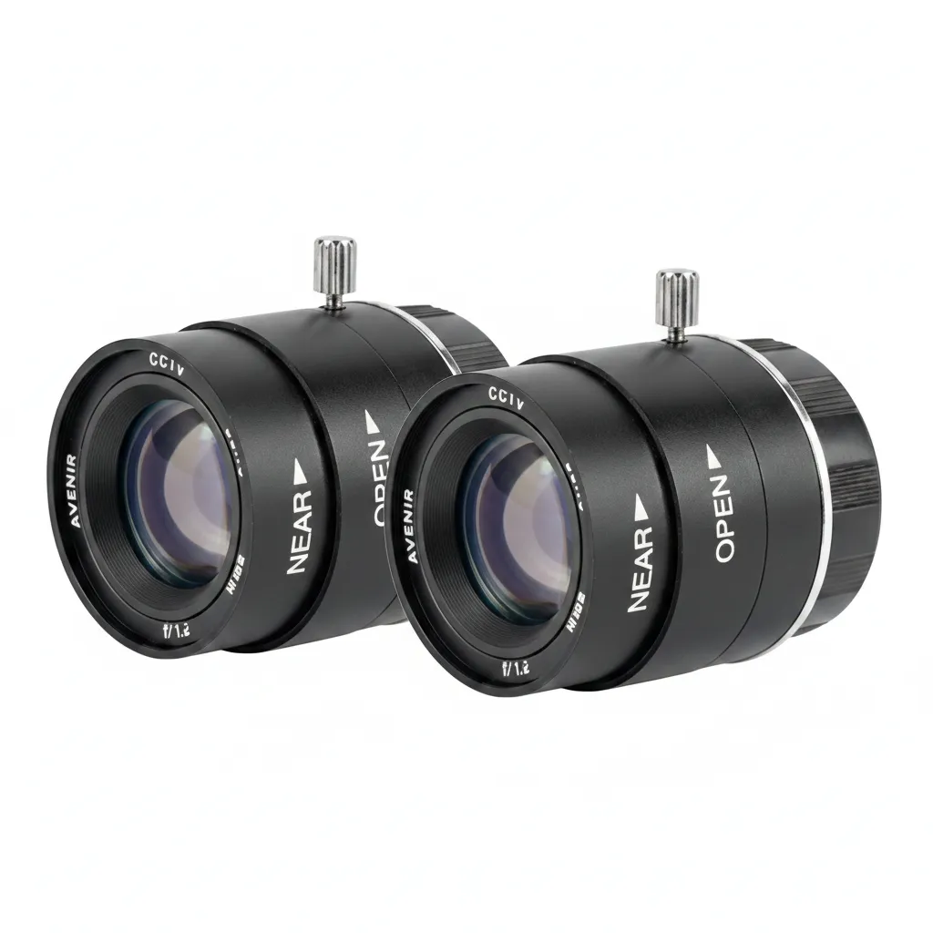 Securnix 6MM Manual Iris CCTV Lens for CS-Mount Cameras - 2 Pack