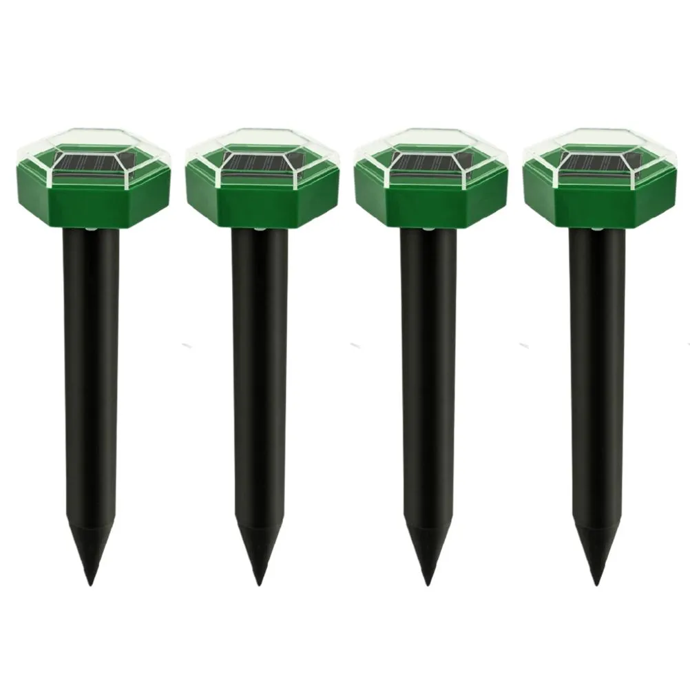 4Pieces Solar Mole Repellent