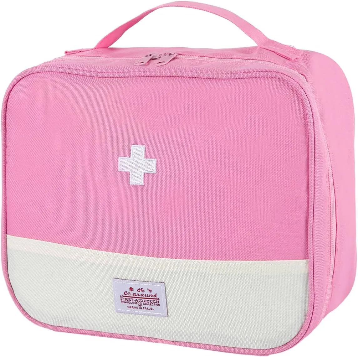 First Aid Medical Medicine Travel Storage Bag - Pink