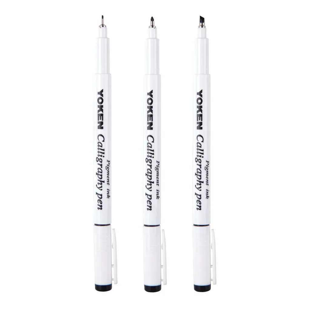 Yoken Lettering Pen For Calligraphy Set 3 - Black