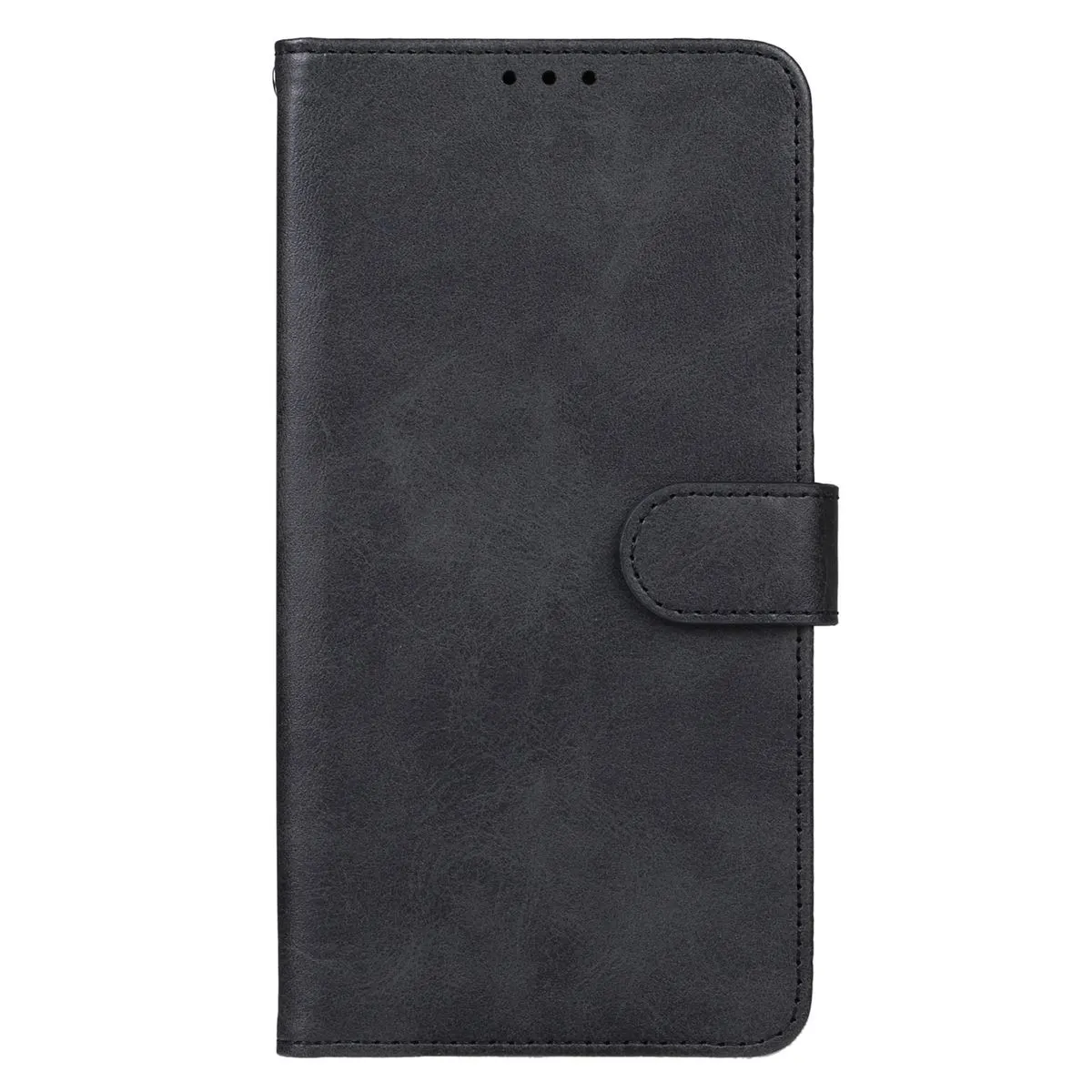 PU Leather Phone Case with Buckle Compatible with Samsung Galaxy A34 5G - Samsung Galaxy A34 - Black