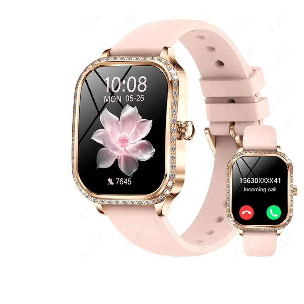 Sport Smart Watches for Women, Rate Sleep Monitor Pedometer Gold