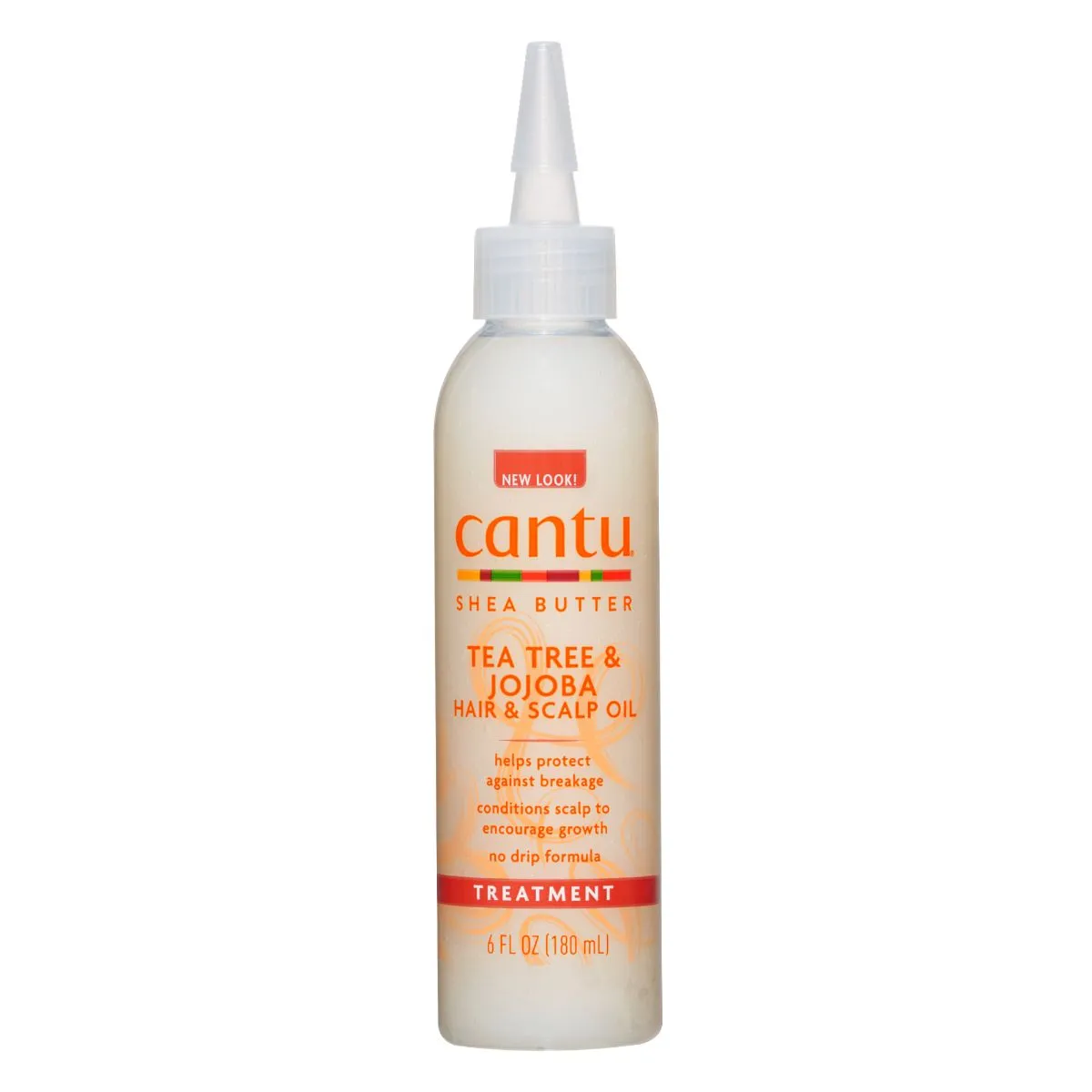Cantu Shea Butter Tea Tree & Jojoba Hair & Scalp Oil, No-Drip Formula 180ml