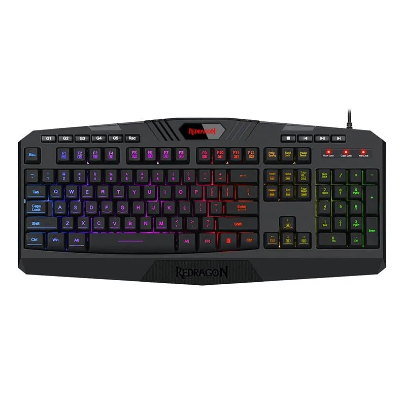 Redragon K503 HARPE Membrane RGB Gaming Keyboard - Black
