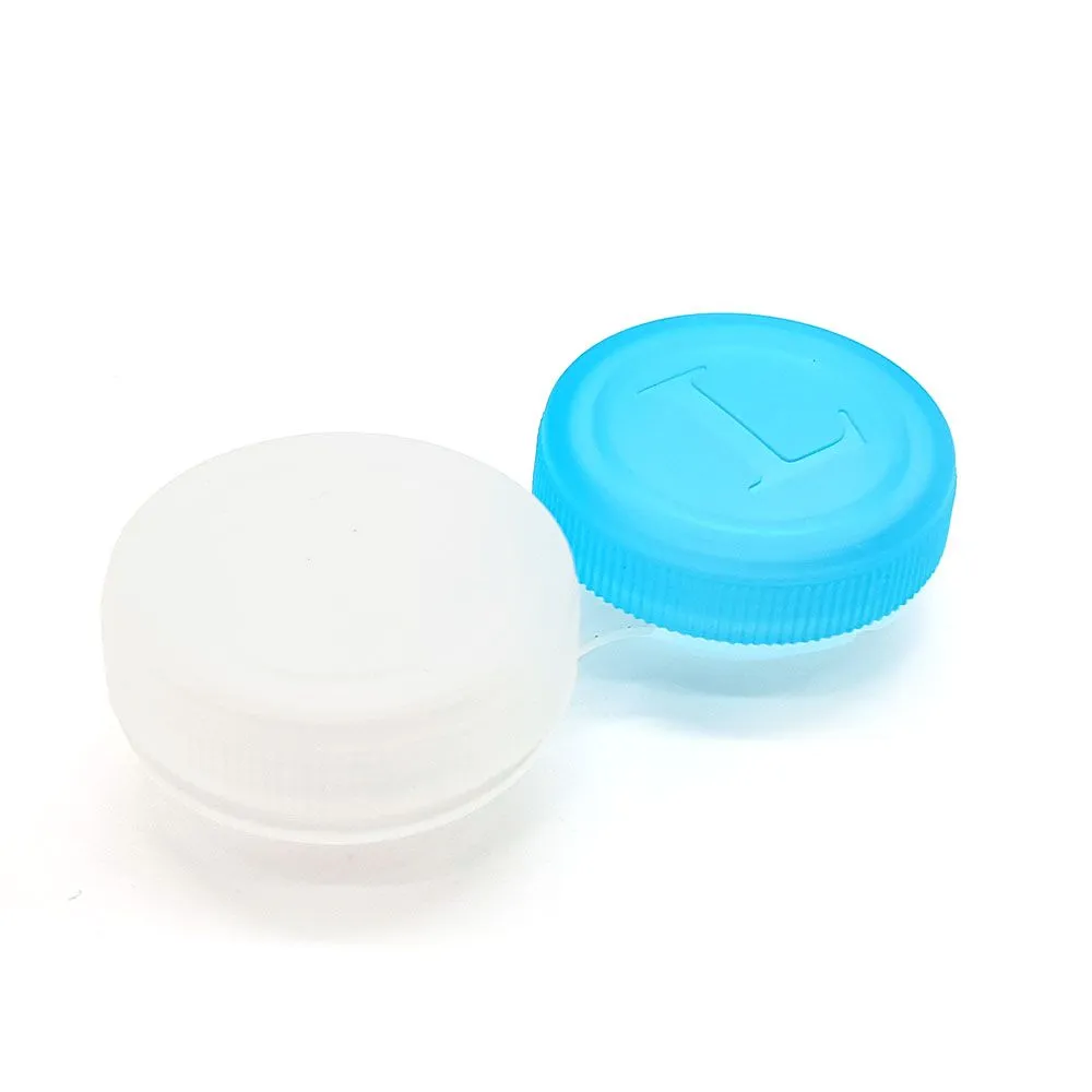 BUFFTEE Contact Lenses Case - Blue - Empty Lens Container