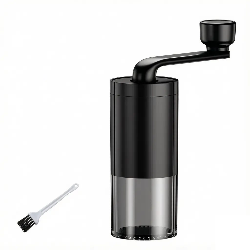Portable Hand-Cranked Coffee Bean Grinder