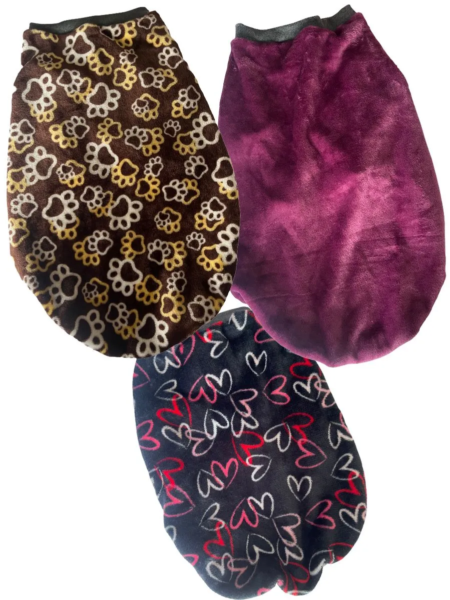 Size Large Dog Coats - Set of three