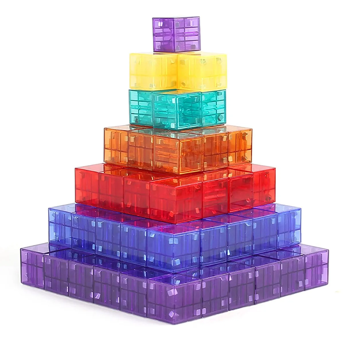 96 Piece Magnetic Building Tiles,Magnetic Building Blocks for Kids,Toys,Gifts