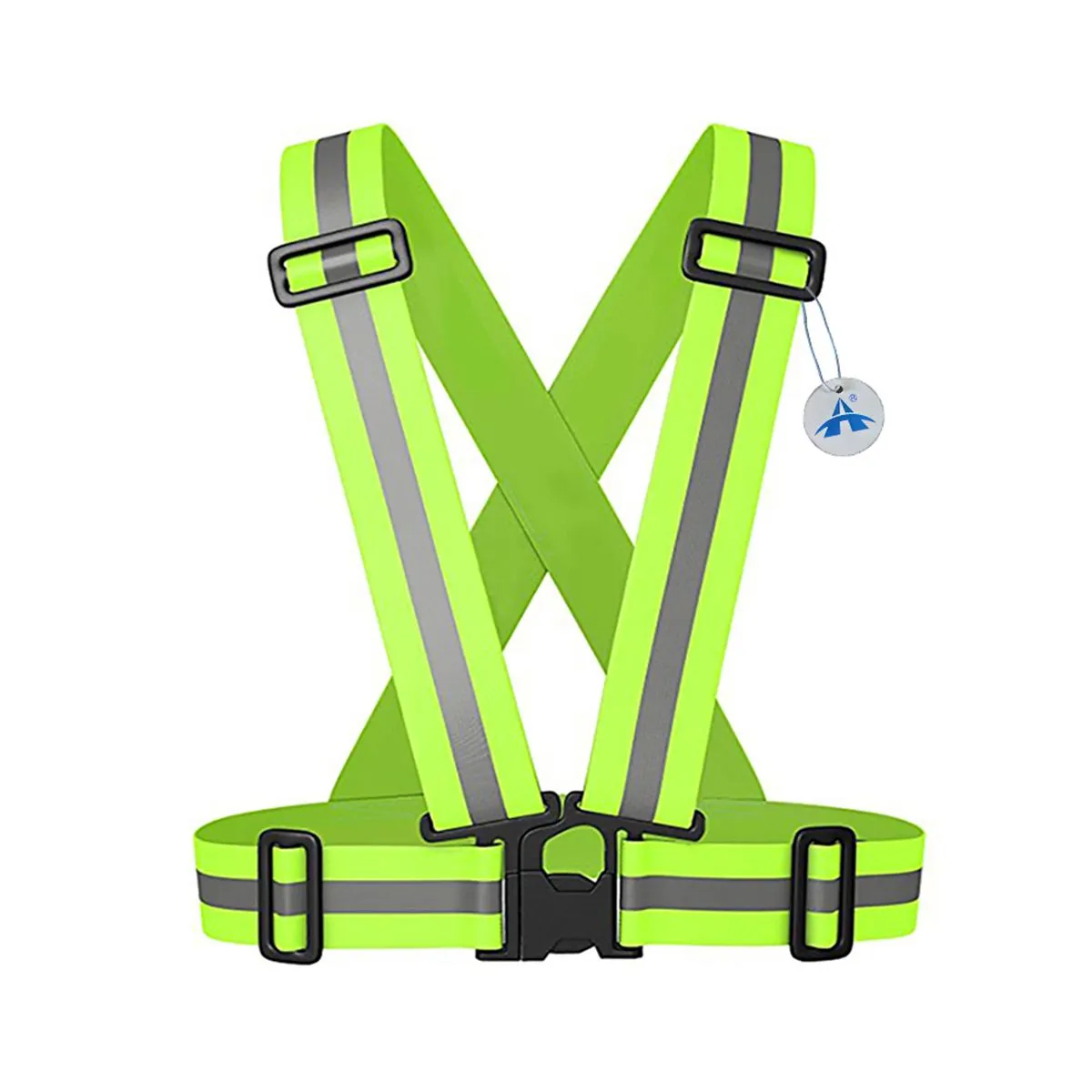 Alanes Adjustable Reflective Vest Safety Vest for Running Night Cycling
