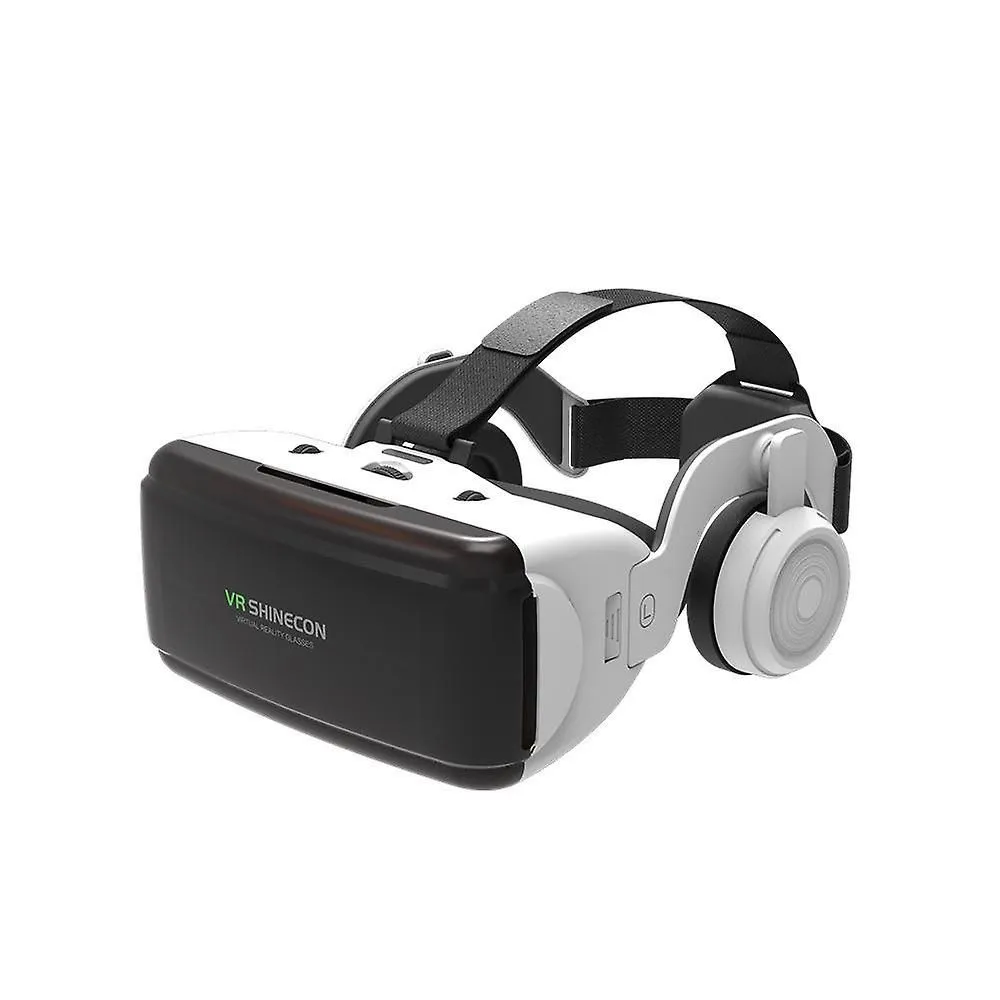 Virtual Reality SHINECON 3D Goggles for Mobile Movies & Gaming - White