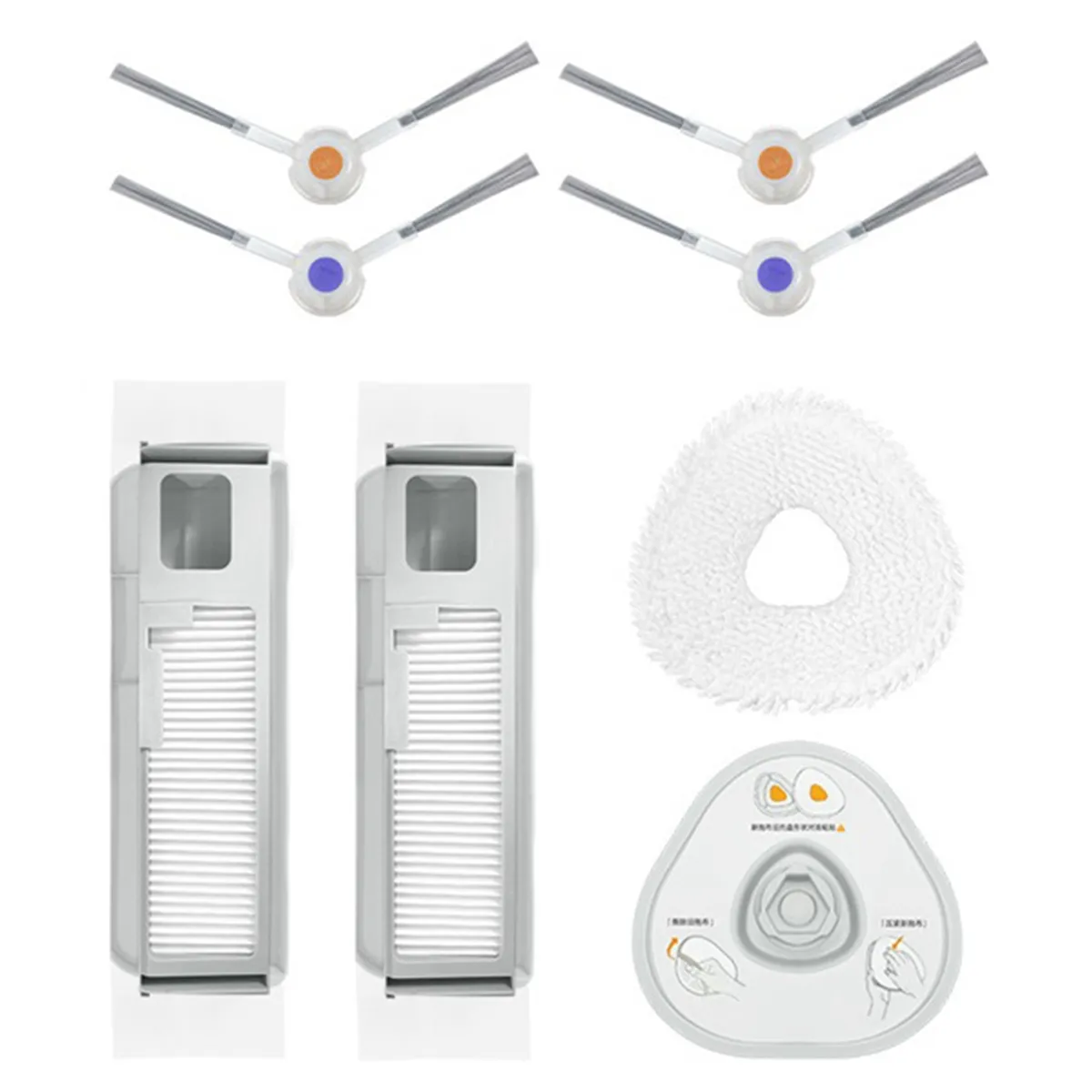 For Narwal J4 / J4 Lite Robot Vacuum Cleaner Replacement Accessories Spin S