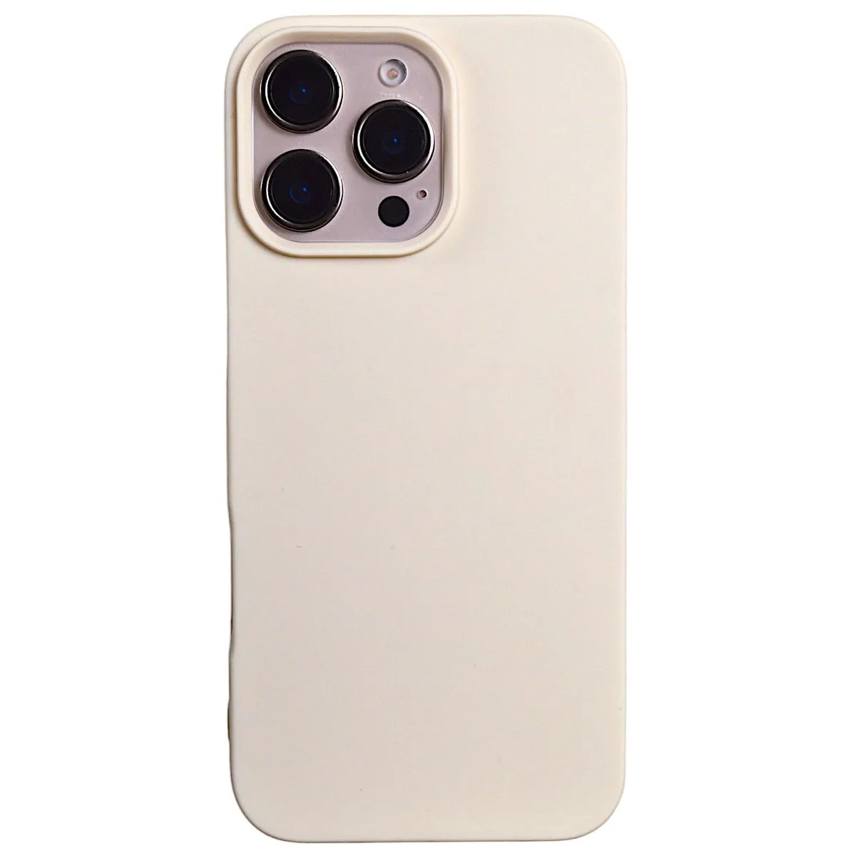 Solid Phone Case with Camera Protection Edge Compatible with Iphone 16 Pro - Tuscan Beige