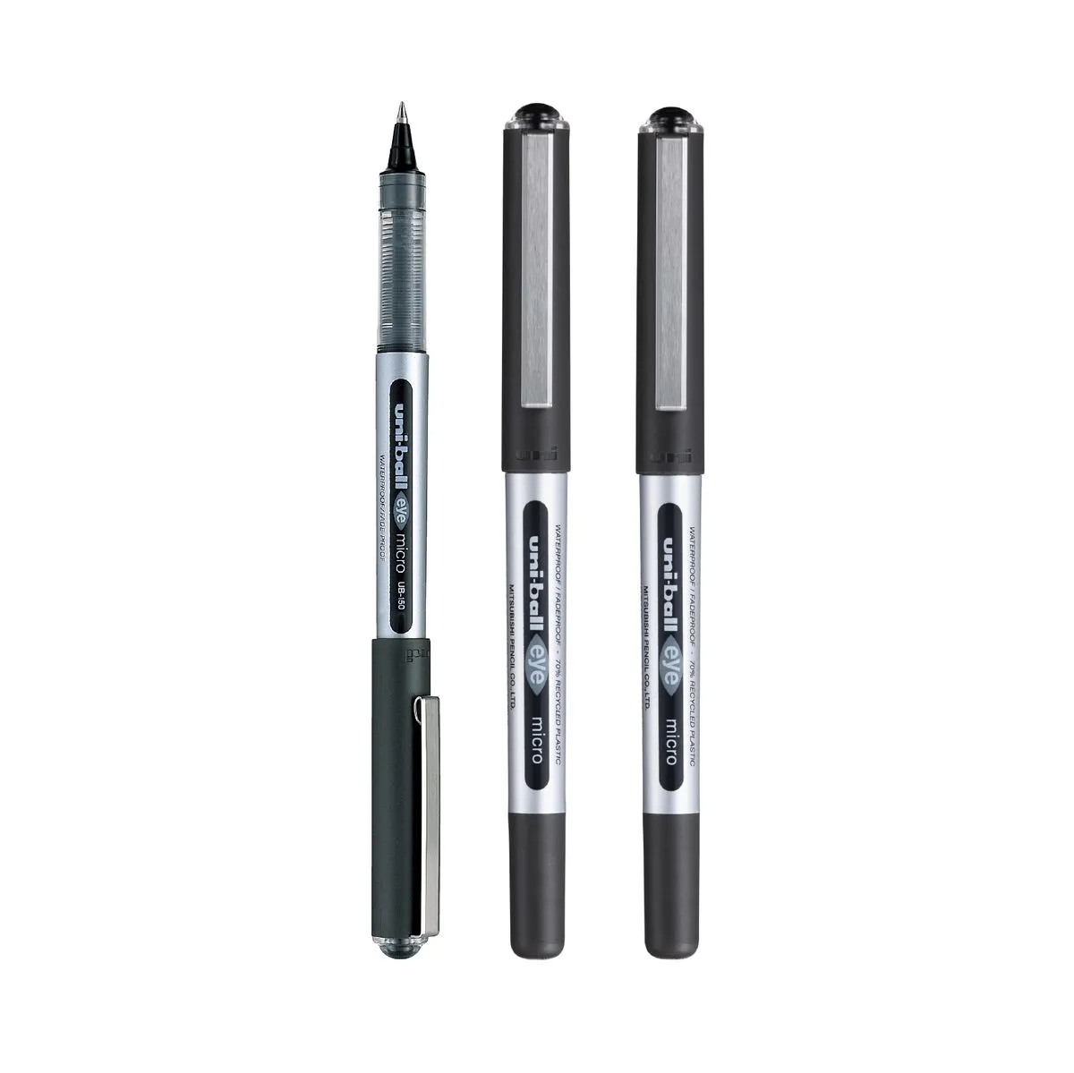 Uni Rollerball, UB-150 Eye Micro (0.5mm), Black, Box of 12