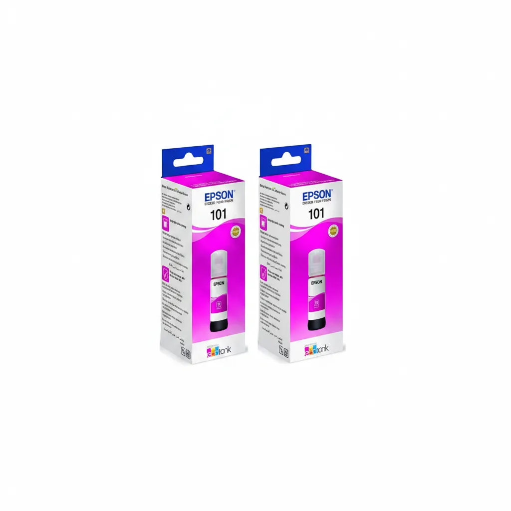 Epson EcoTank Magenta Ink Bottle 127ml for L4150 L4160 L6160 - 2 Pack