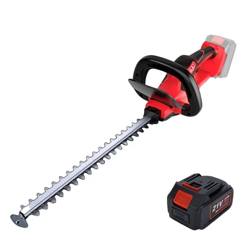 21V Cordless Hedge Trimmer 20'' with 3000mAh Battery 1250RPM, 520mm Blade