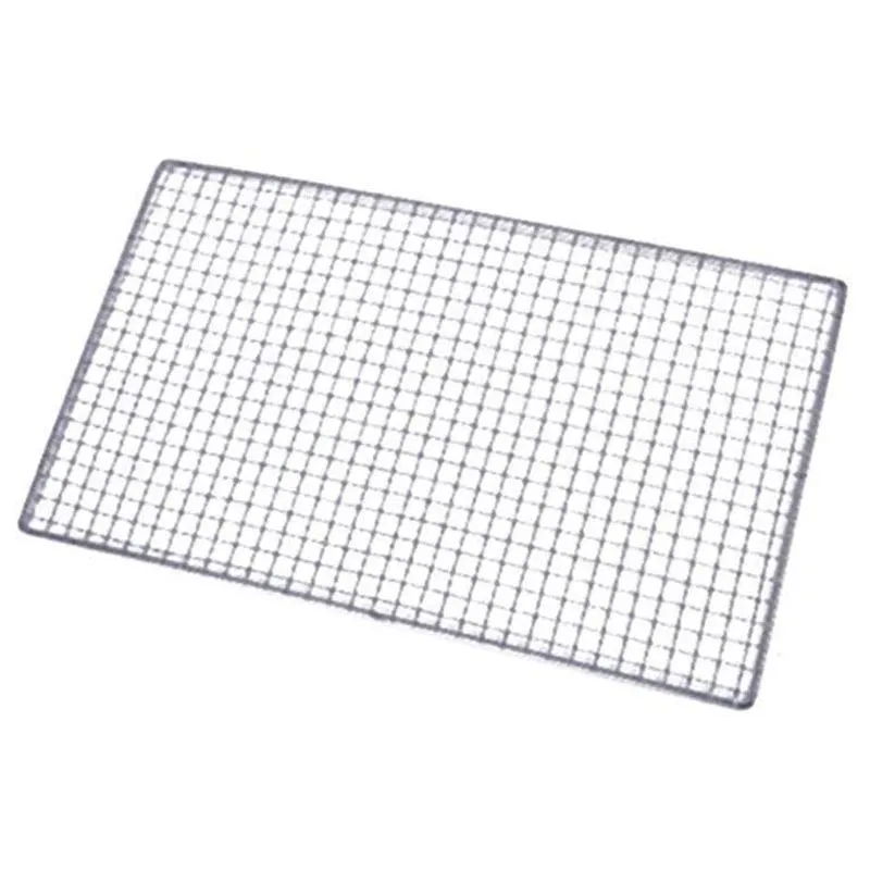 Metal Squares Holes Grilling Barbecue Wire Mesh 30Cm x 45Cm