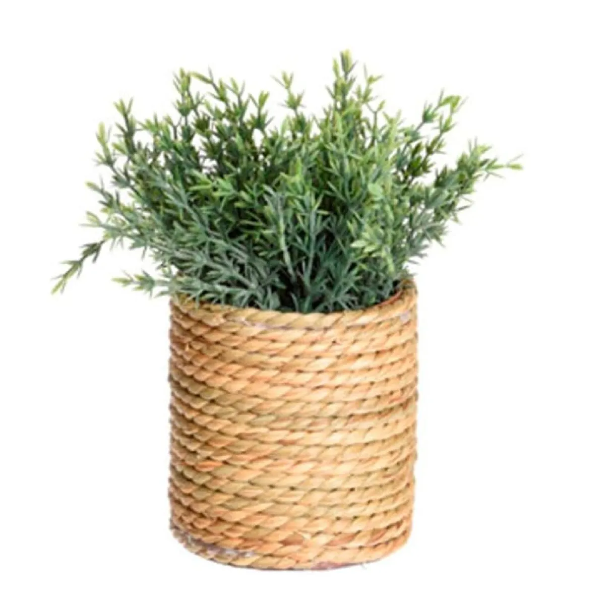 Plant Artificial in Seagrass Pot -23 cm - Design 3