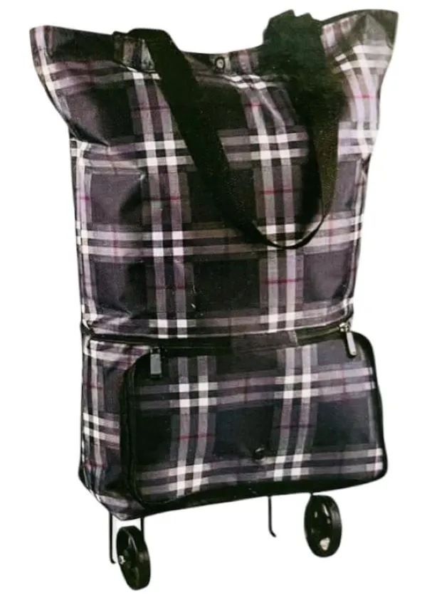 Telescopic Folding Tug Shopping Cart