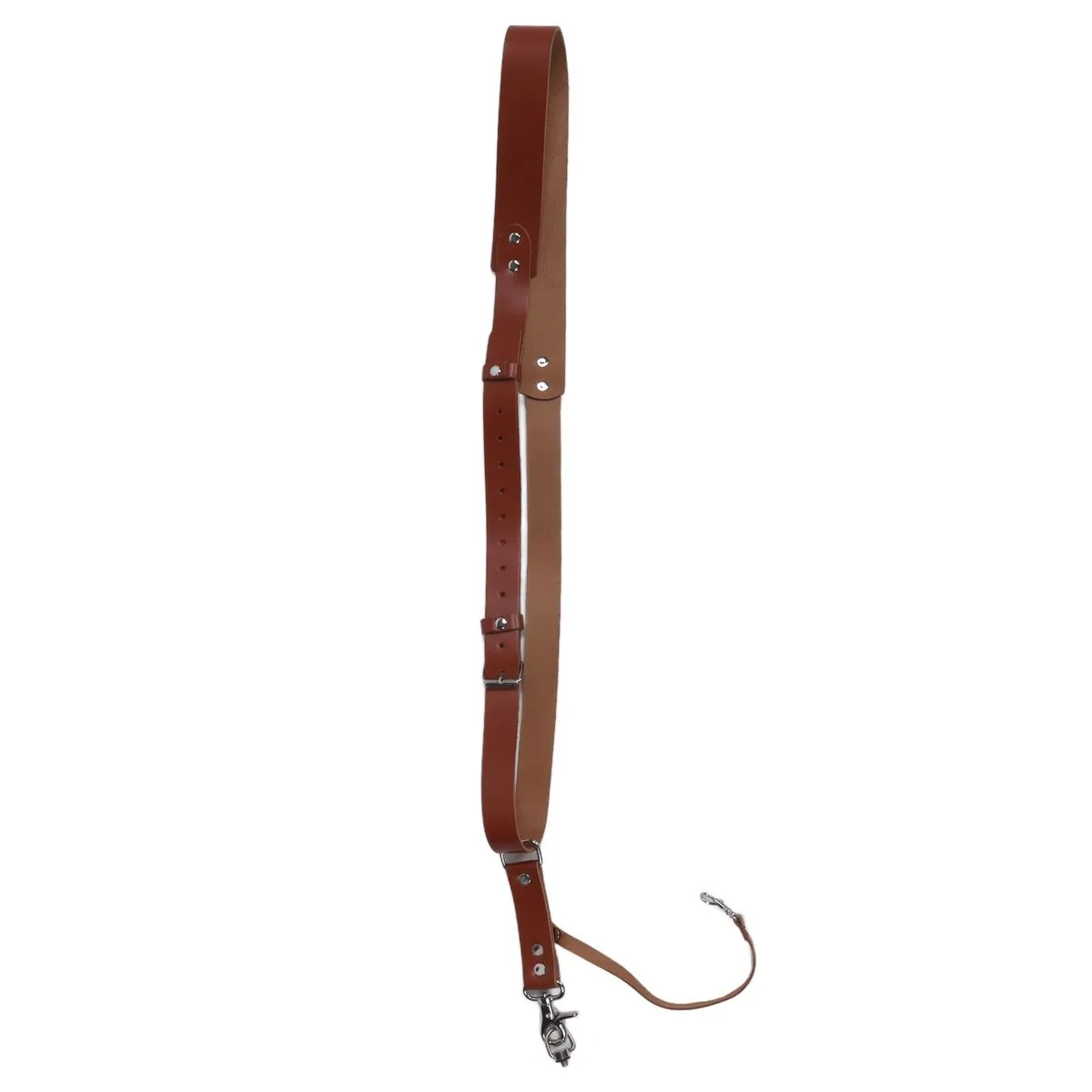 Camera Shoulder Strap Vintage Brown Leather Widened
