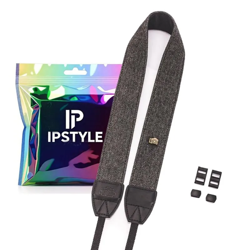 Camera Strap Adjustable DSLR Camera Shoulder Strap Neck Strap The Tropical - Black