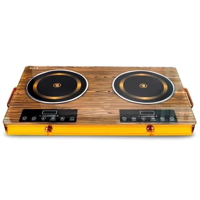 Portable Electric 2 Burner Induction Cookers Control Board Electric Stove