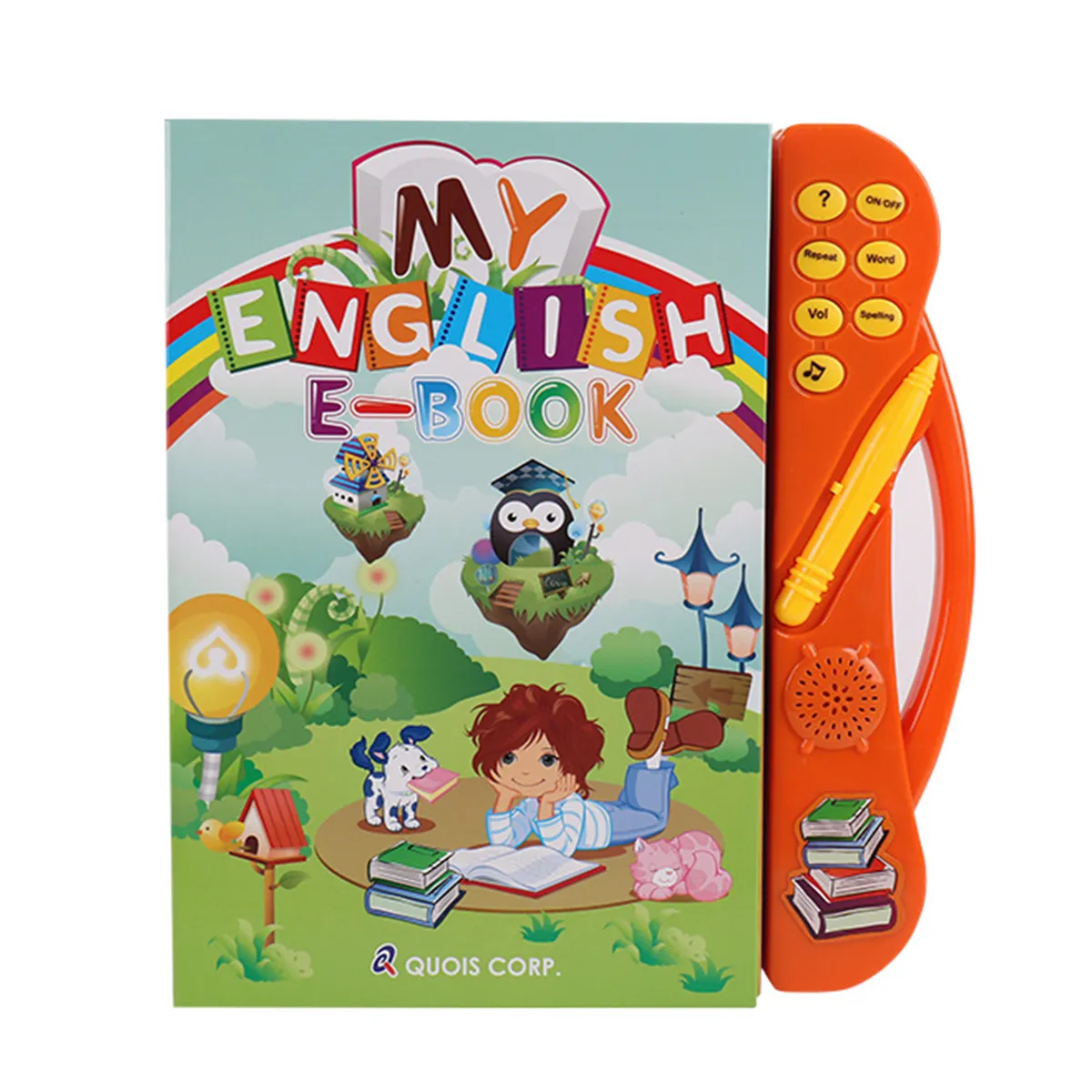 Storybook Rhymes Learning Toy English Voice Reading Book with Reading Pen - Orange