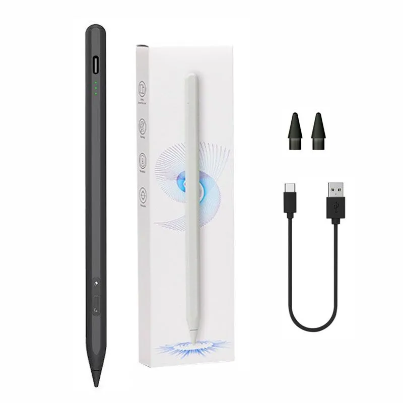 Compatible with iPad/Android Dual System Stylus Pen- Palm Rejection - Black
