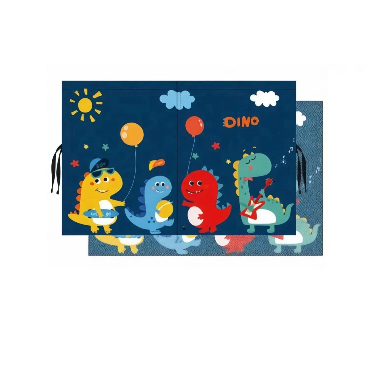 Magnetic Car Window Sunshade Curtain for Kids - Blue