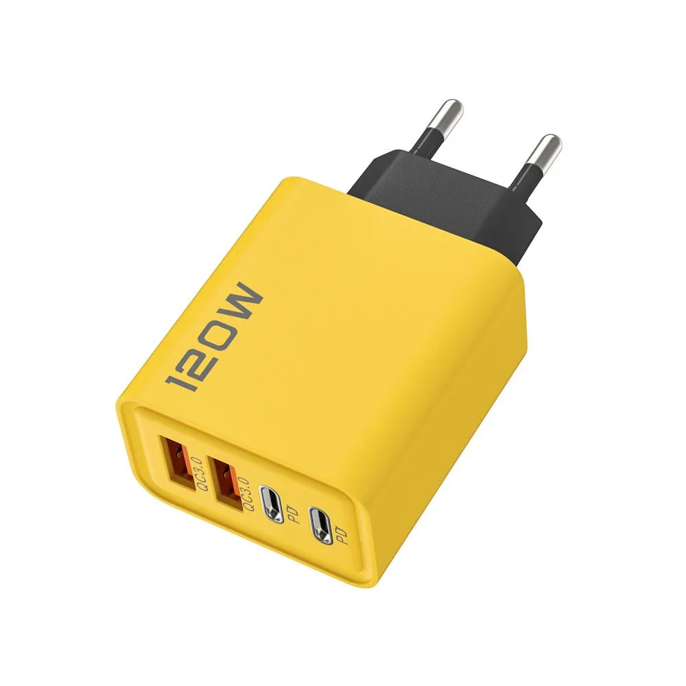 120W Multi Ports USB Charger Type C Mobile Phone Charger Adapter