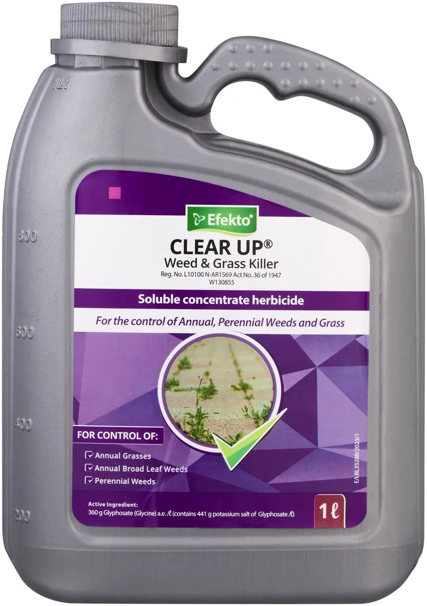 Efekto Clear Up Weed and Grass Killer 1L
