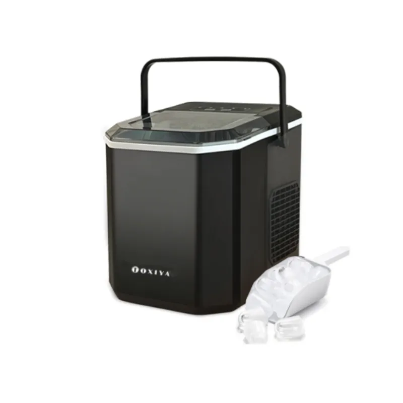 TOXIYA portable desktop ice maker smart and convenient efficient ice making - Black