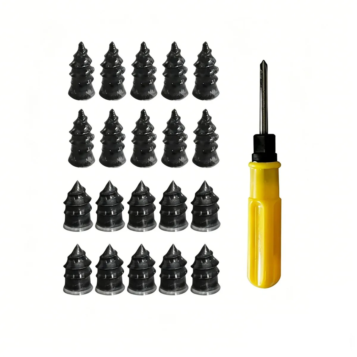 21Pcs Tire Repair Rubber Nail,Vacuum Tire Repair Screw Kit,Tyre Accessories