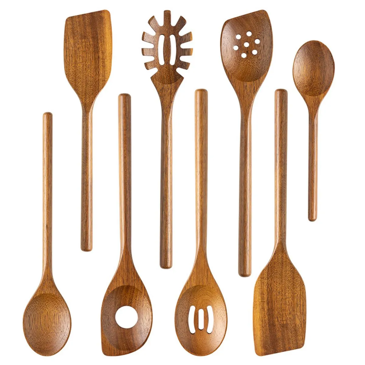 Cooking Kitchenware Household Non-Stick Cooking Spoon - 8-Piece Set