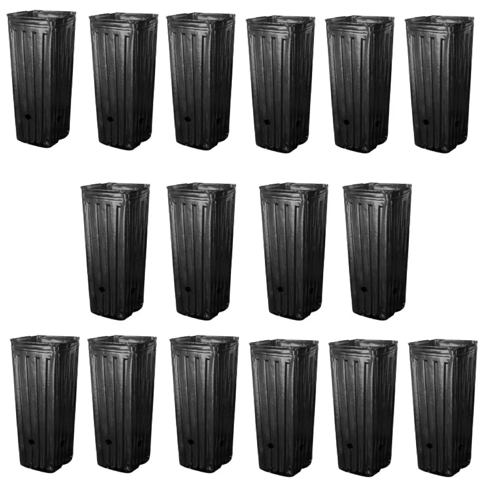 Home Garden Durable Plastic Seedling Nursery Bags 16pc-30cm-Special